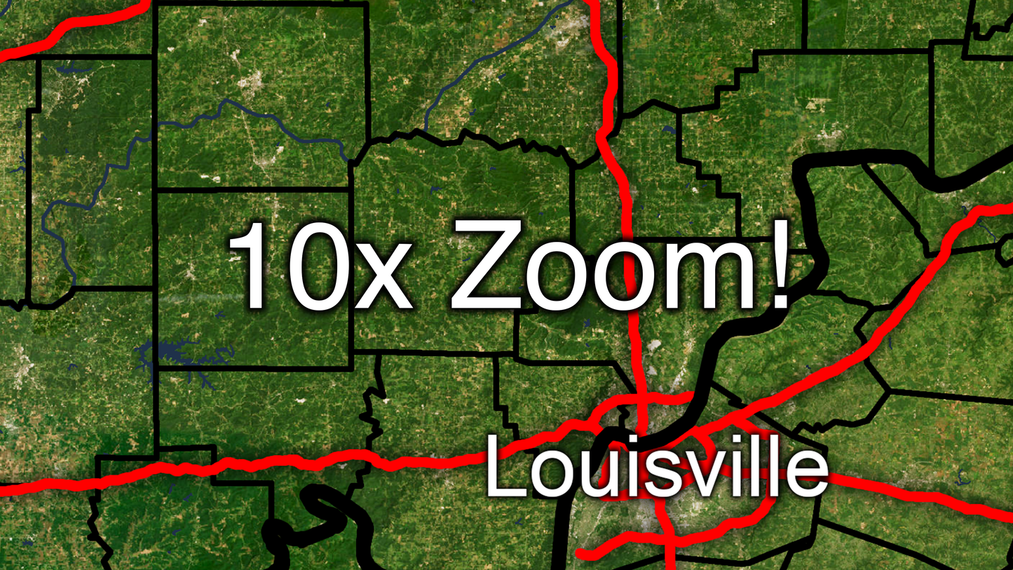 16k Digital Ohio Valley Map