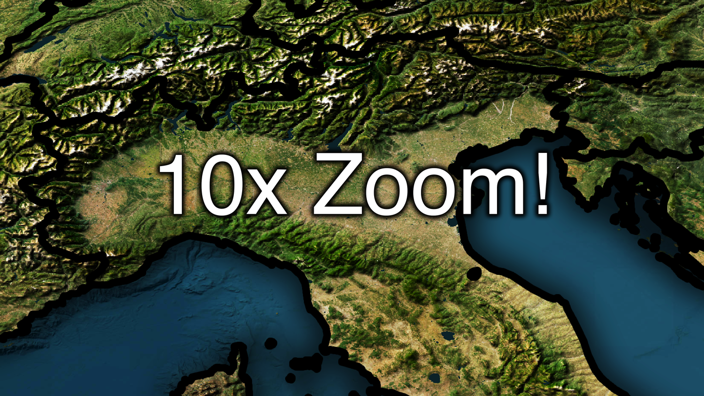 16k Digital Europe Map