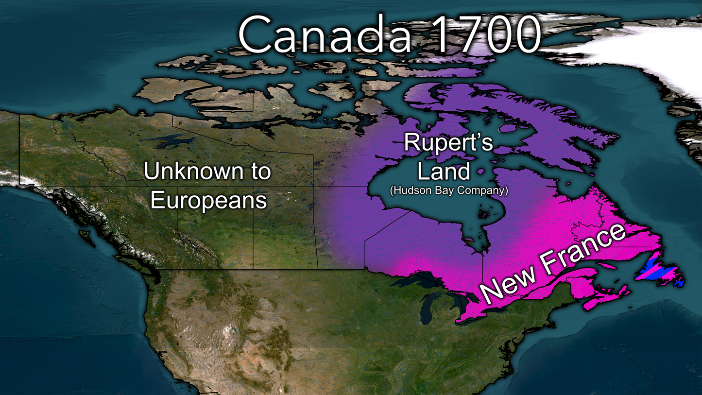 16k Digital Canada Map