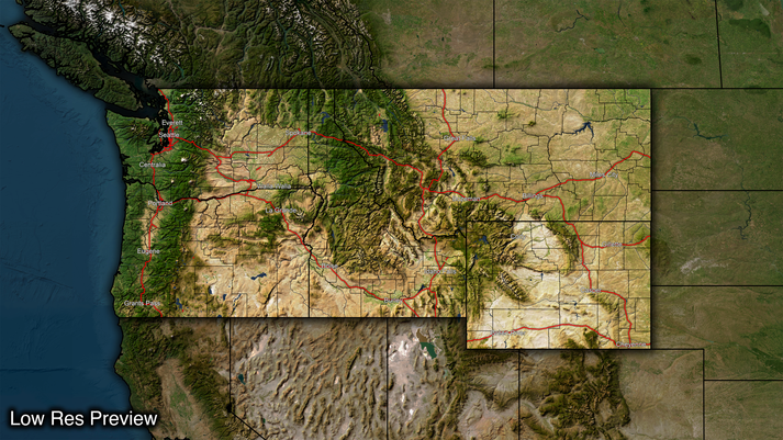 Northwest Postcode Map Size 16k Digital Northwest Map – Trilogy Maps