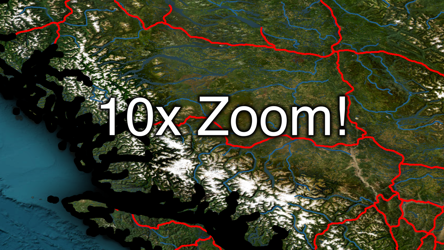 16k Digital Canada Map