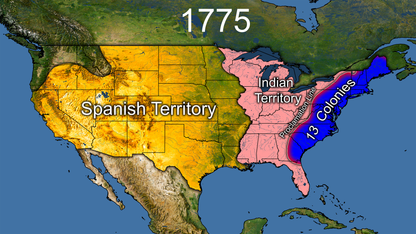 USA Map 13 Colonies Example Trilogy Maps