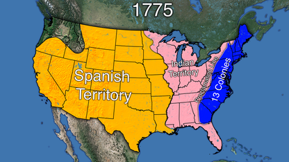 Digital USA Map 13 Colonies Example Trilogy Maps