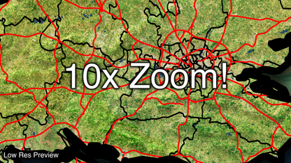 Uk Map Zoom In 16k Digital UK Map – Trilogy Maps